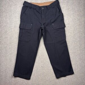 Duluth Trading Fire Hose Relaxed Fit Cargo Work Pants Men's 40X30